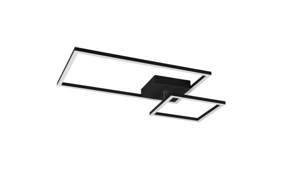 Zwarte plafondlamp Padella led Trio 4017807521832