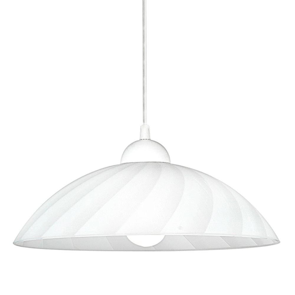 Hanglamp Vetro gegolfd wit