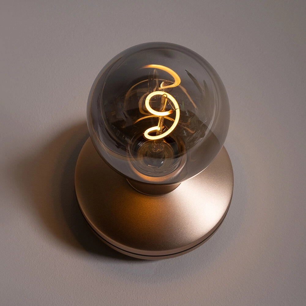 Oplaadbare wandlamp Bee Gold Smoked Humble 7446023299275