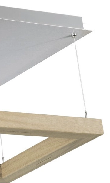 Led plafondlamp Leonora van hout - oak nature HerzBlut 4021273026425