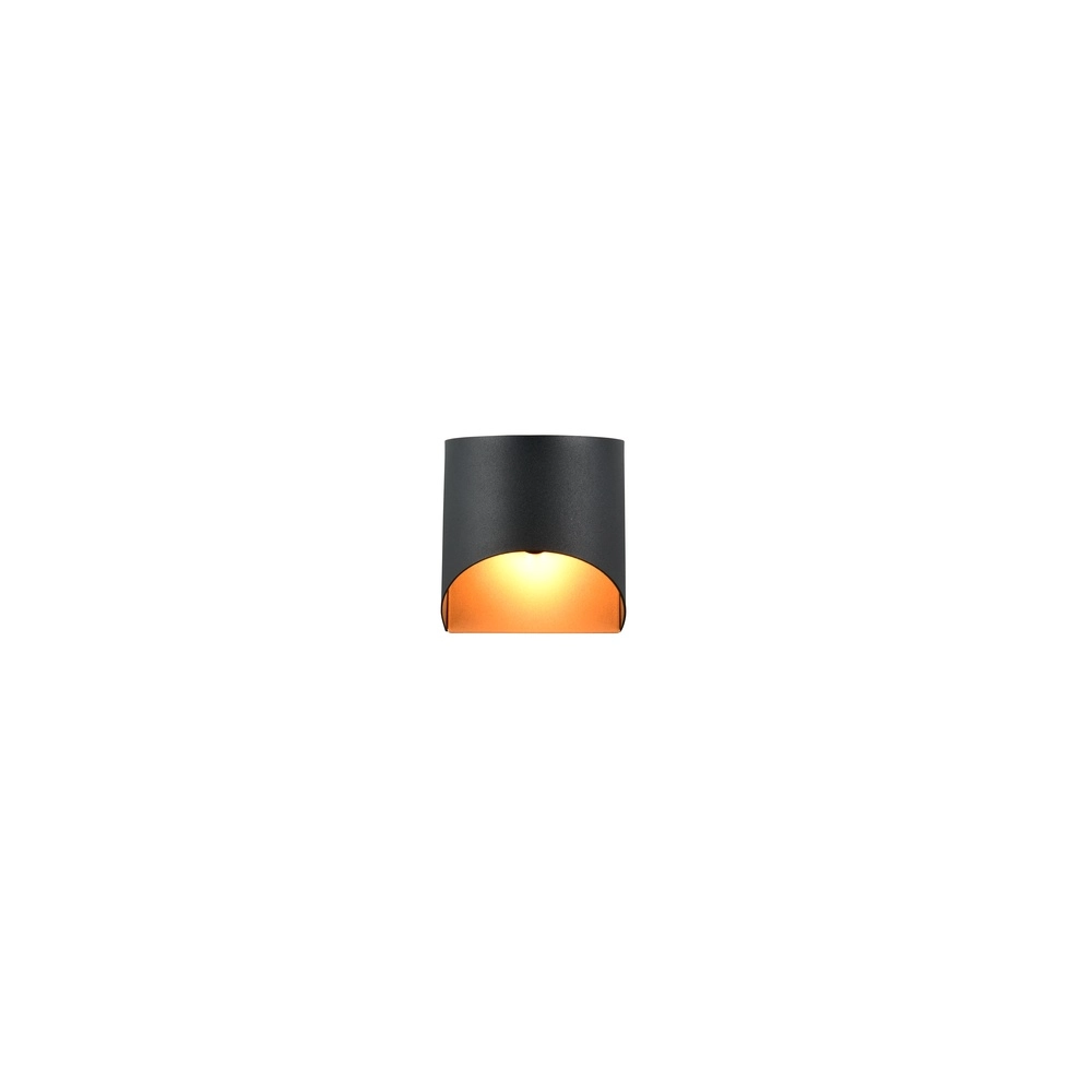 Wandlamp Samdel design zwart met goud Trio 4017807672299