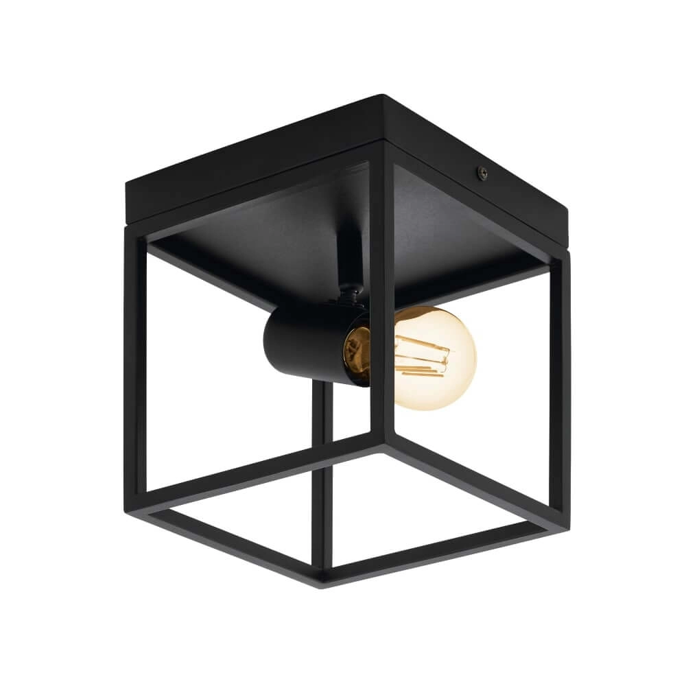 Zwarte plafondlamp Silentina 1-lichts