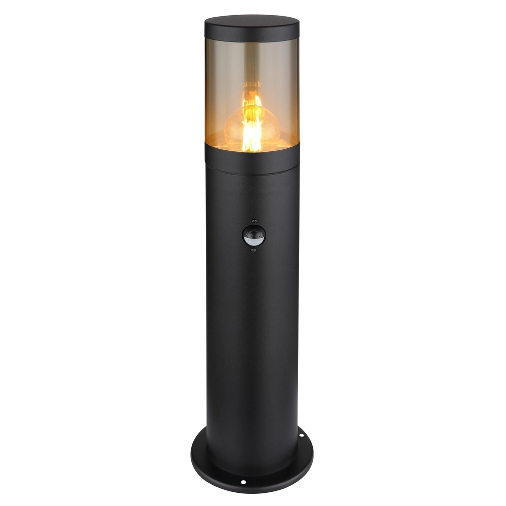 Moderne tuinlamp Xeloo zwart met sensor