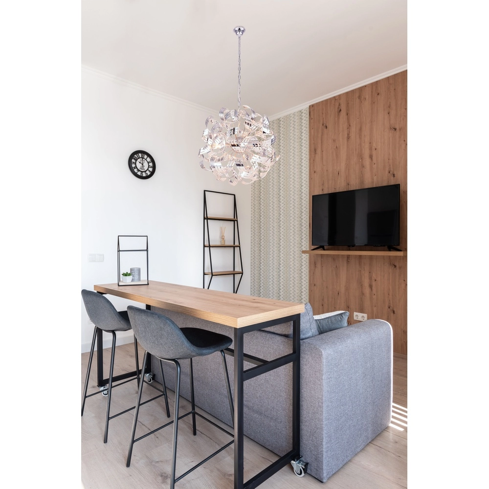 Hanglamp Falla chroom Globo 9007371385263