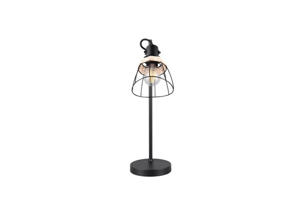 Zwarte tafellamp Jerome design Trio 4017807637724