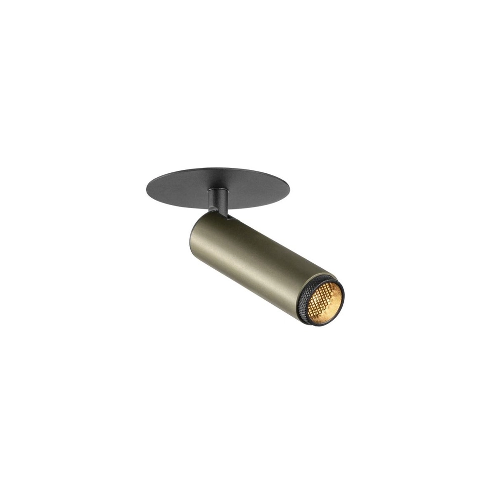 Inbouwspot Grip! S brons met zwart 2700K