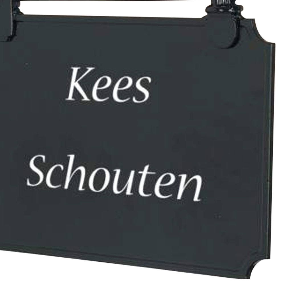 Nameplate Signboard A aluminium - zwart KS verlichting 8714732561945