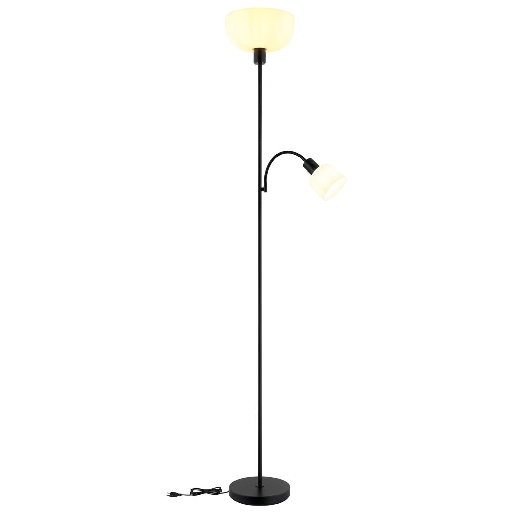 Vloerlamp Hinton zwart Globo 9007371572427