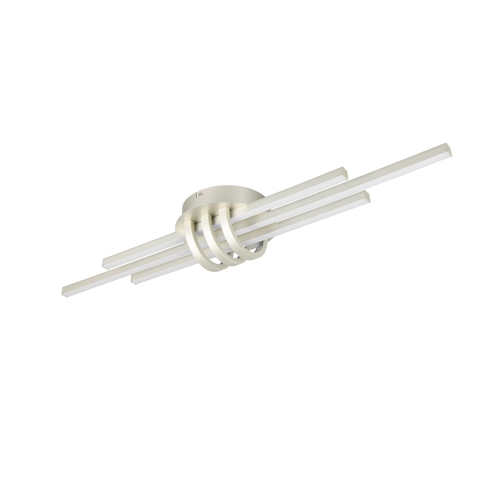 Plafondlamp Cinto design nikkel Trio 4017807612516
