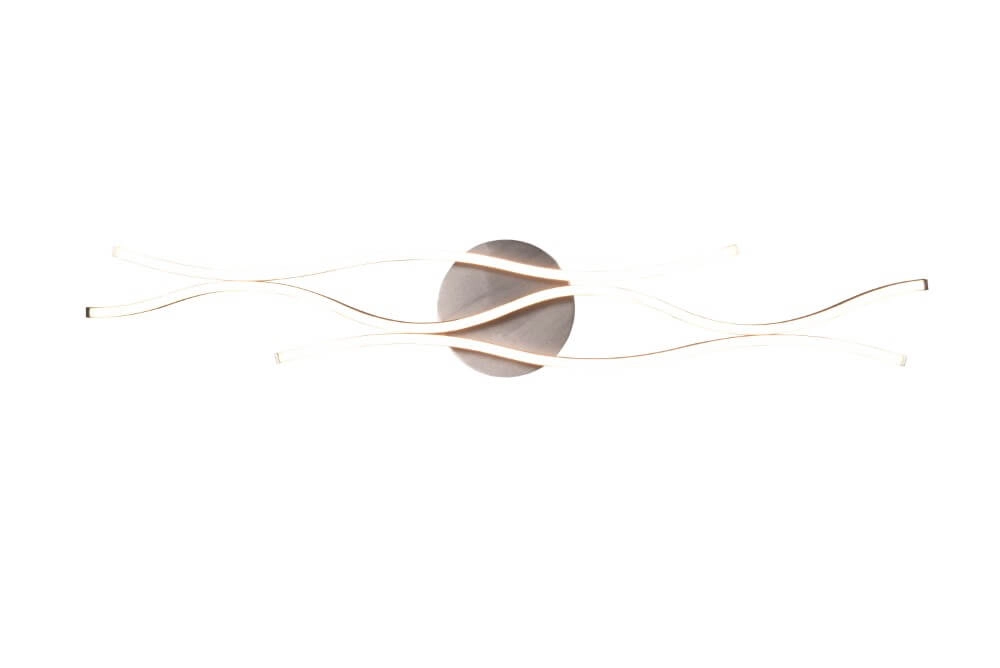Plafondlamp Blaze zwart met metaal Trio 4017807539936