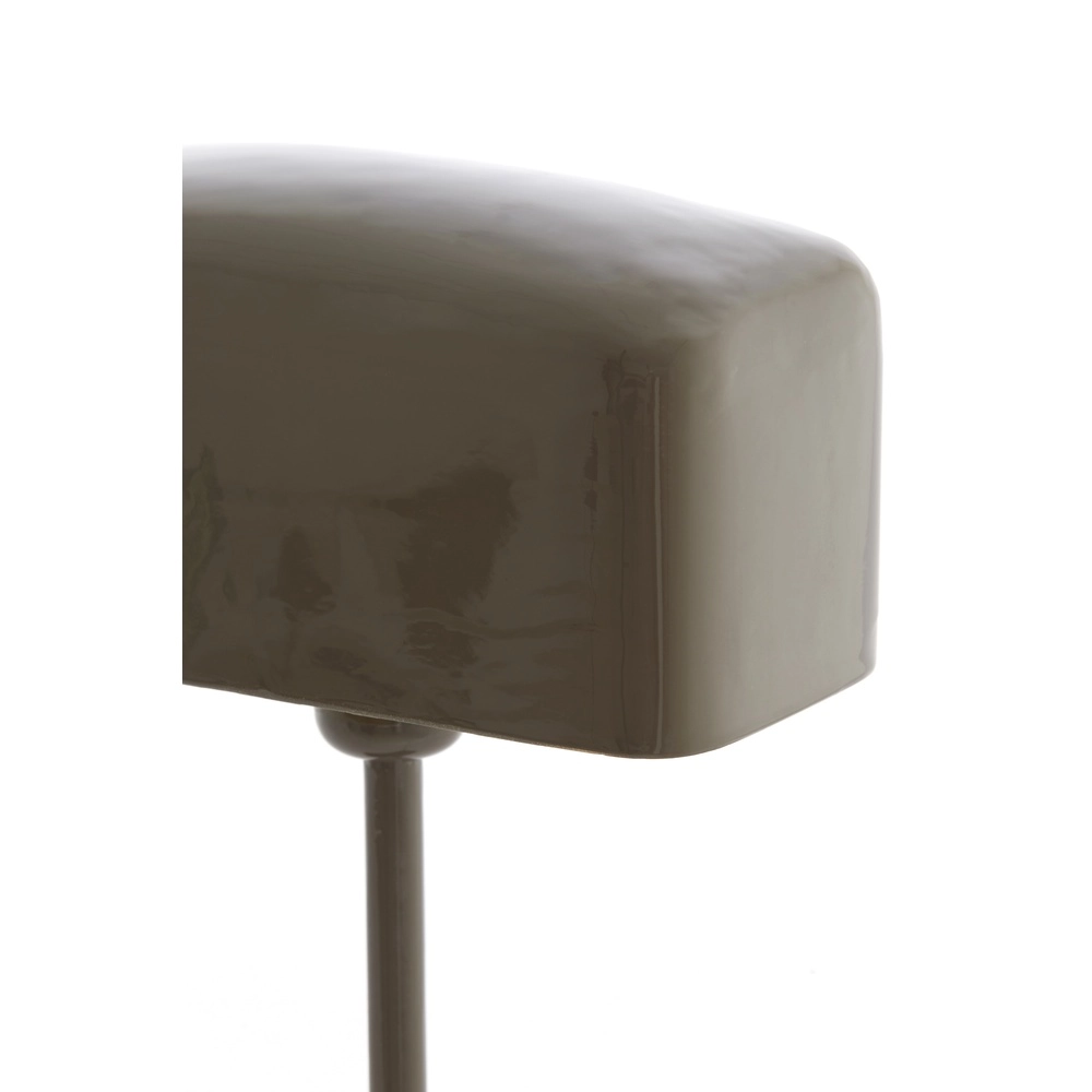 Nachtkastlamp Elenie 25x13cm - glans donker bruin Light & Living 8717807818876