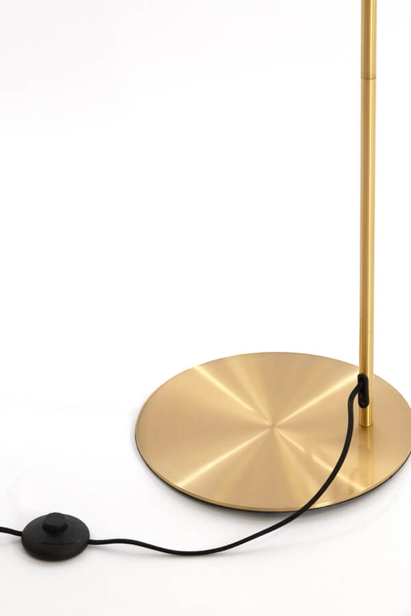Gouden vloerlamp Moroc Ø 30cm Light & Living 8717807686437