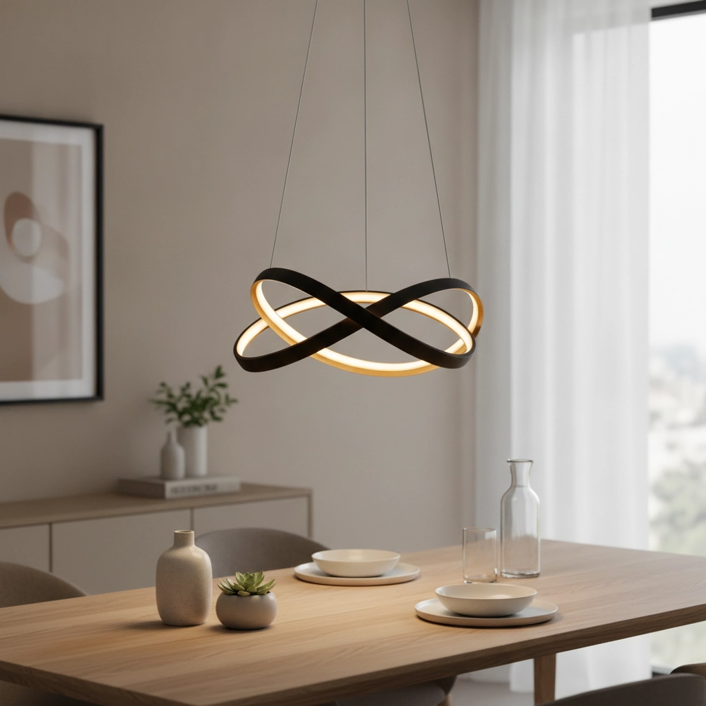 Design hanglamp Odrey zwart met goud