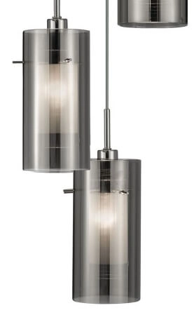Vide hanglamp Duo 2 Searchlight 5053423018973