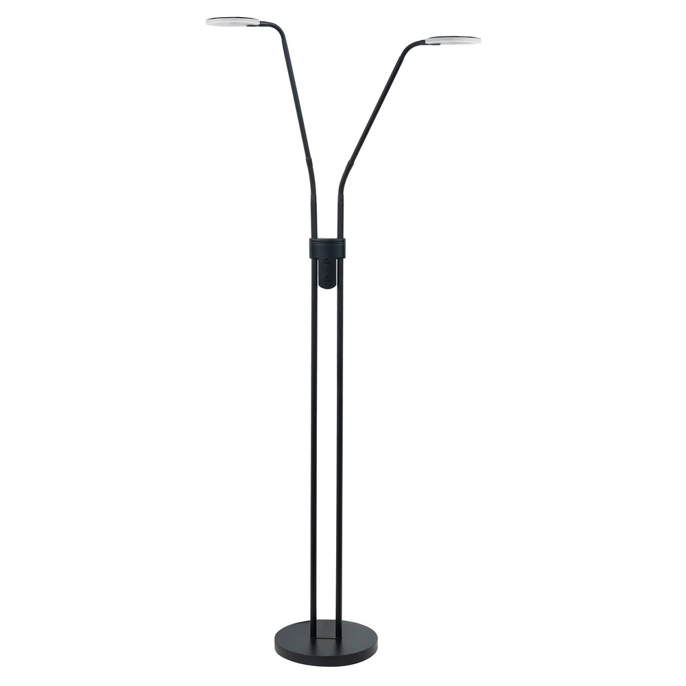 Design leeslamp Rodeo zwart dubbel