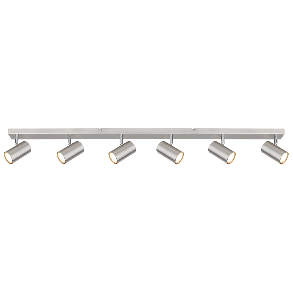Plafondlamp 6-lichts Robby nikkel Globo 9007371430598
