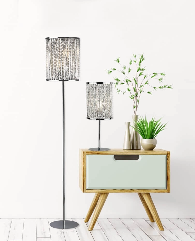 Designvolle vloerlamp Catalina Searchlight 5053423130279