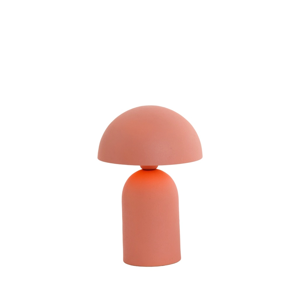 Champignon tafellamp Tolima koraal roze - Ø 23cm Light & Living 8717807807801