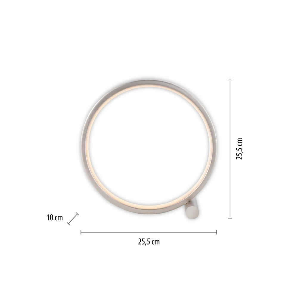 Tafellamp Mini Ritus zilver Just Light 4043689002084