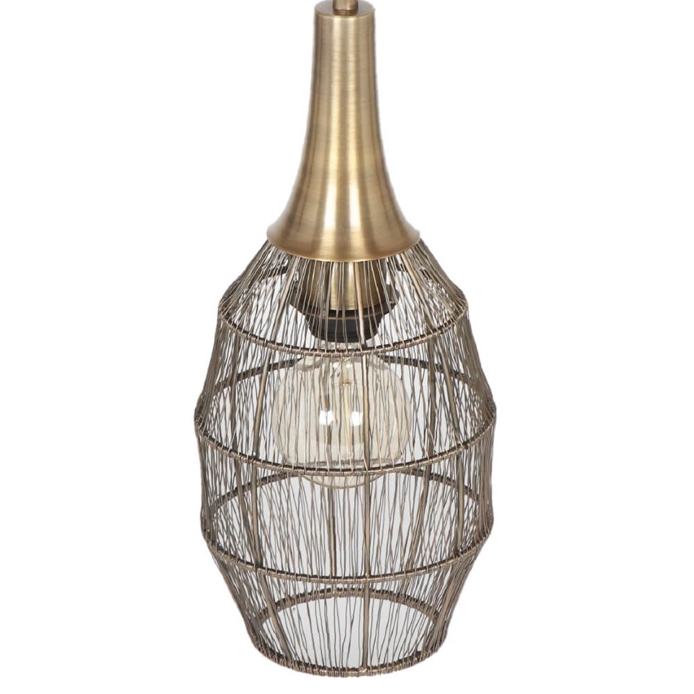 Ovale hanglamp Soraya Ø 26cm - brons Trio 4017807617443