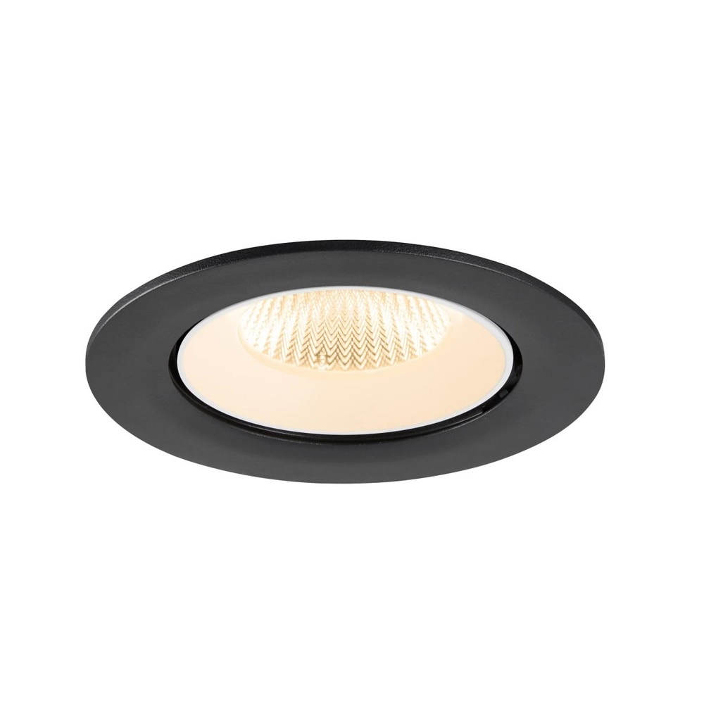 Inbouwspot Numinos Gimble L zwart/wit 2700K - 40gr SLV 4024163310475