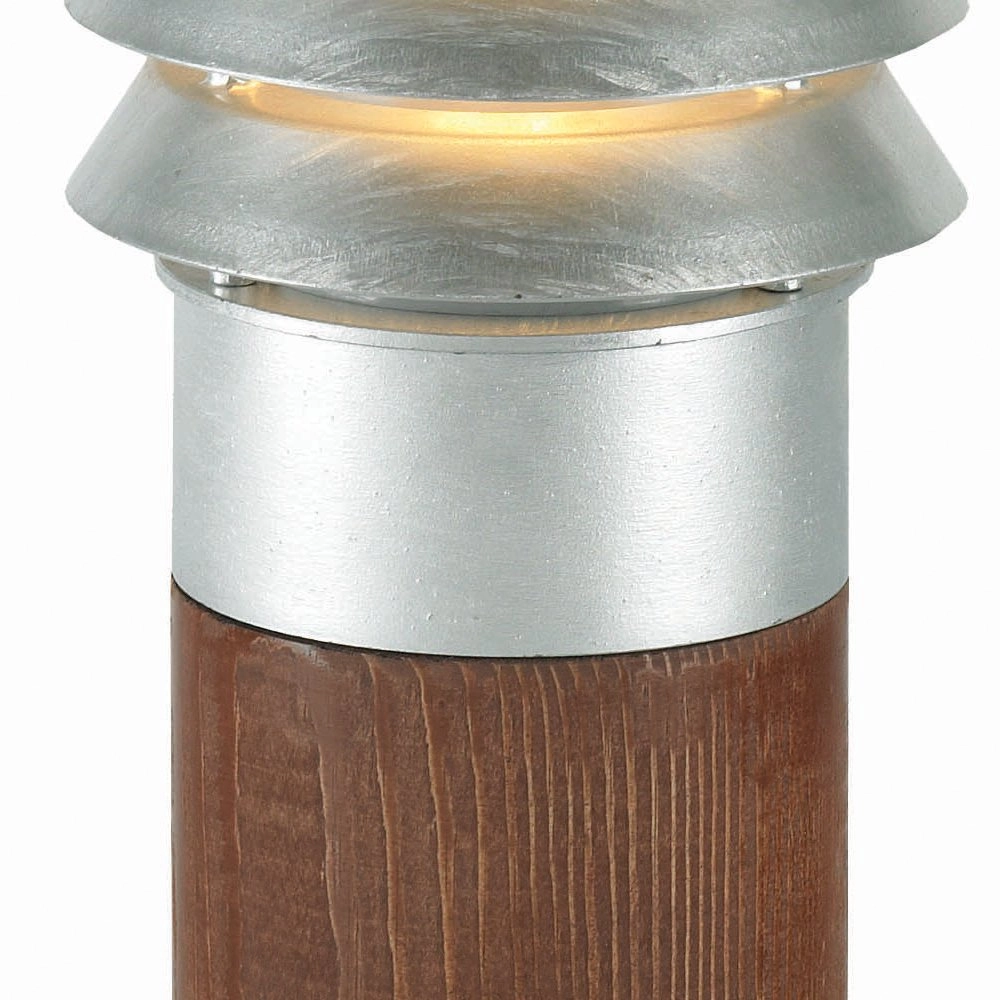 Zinken terraslamp Selhalm met hout Franssen 7042891450635