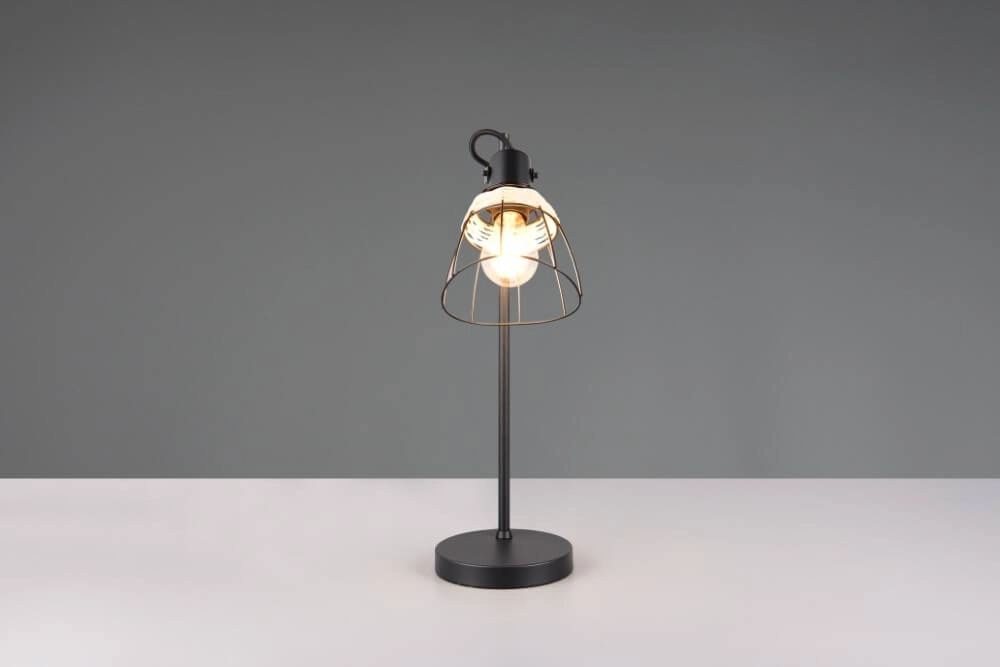 Zwarte tafellamp Jerome design Trio 4017807637724