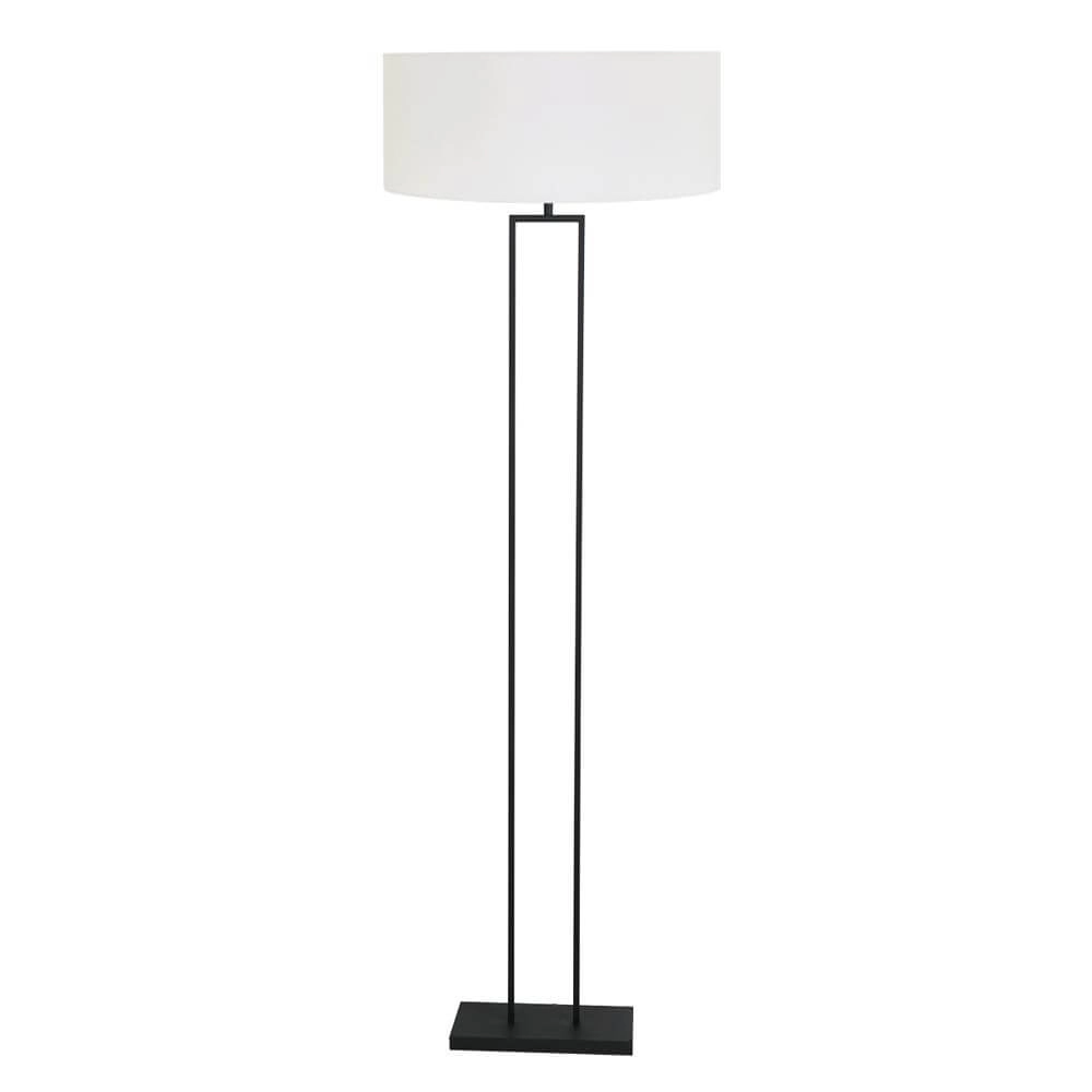 Vloerlamp 160cm Stang met kap wit