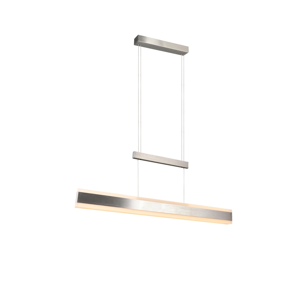 Moderne hanglamp Arcola 152cm nikkel