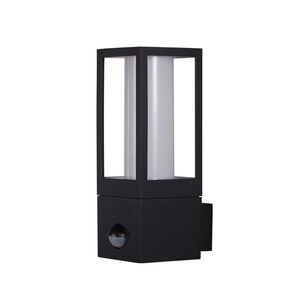 Strakke wandlamp Avenue zwart
