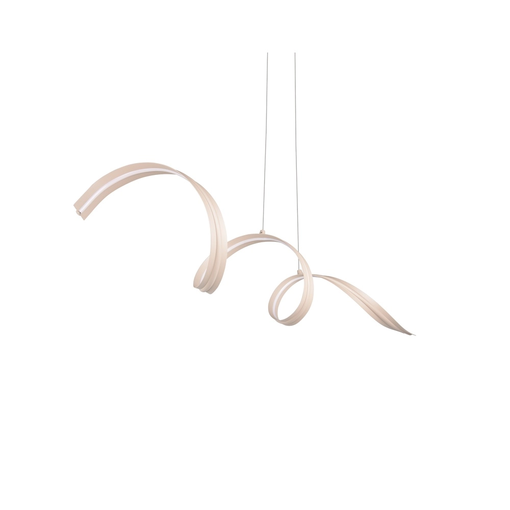 Moderne hanglamp Tivor zand bruin Trio 4017807706314