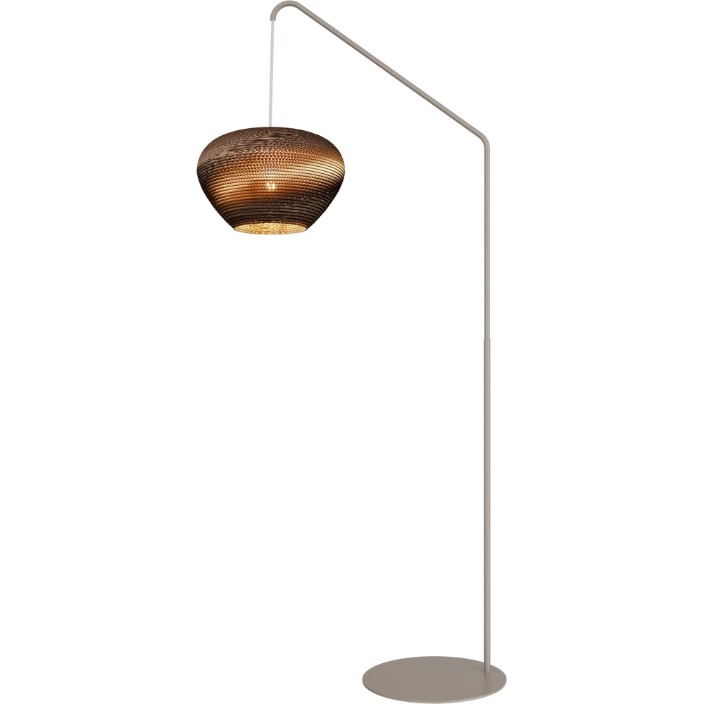 Think Paper vloerlamp Cartone zand voet