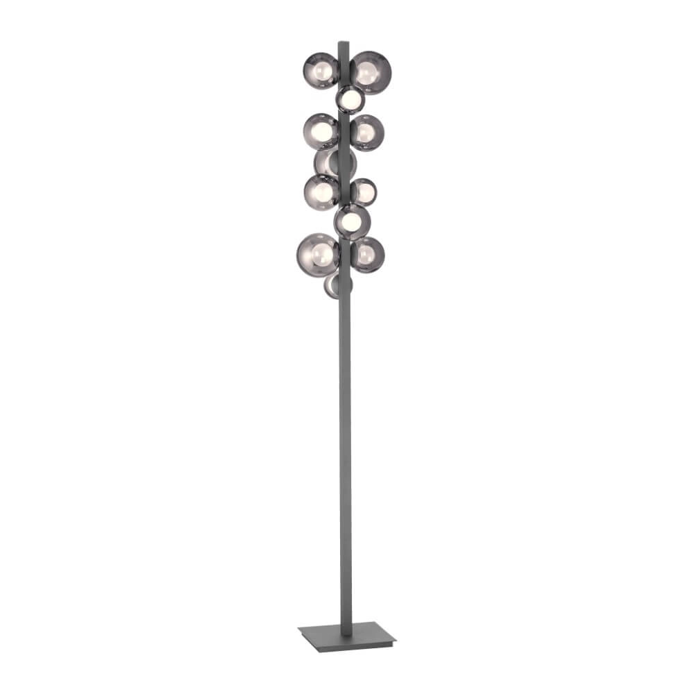 Grijze vloerlamp Pure Popup design