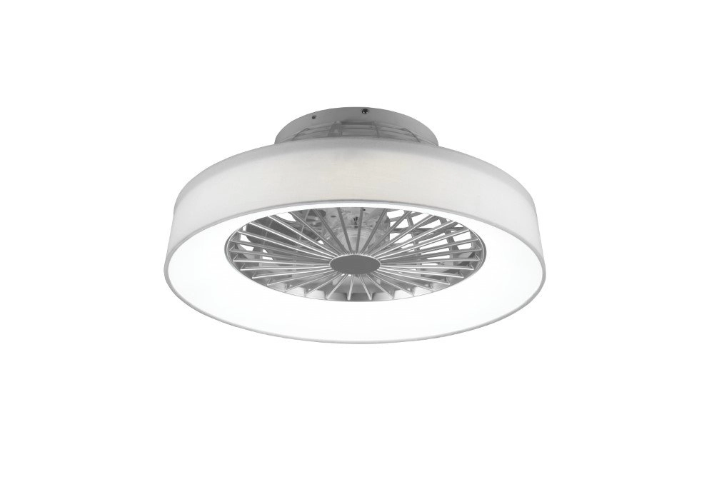 Led plafondventilator Farsund 47cm wit Trio 4017807491074