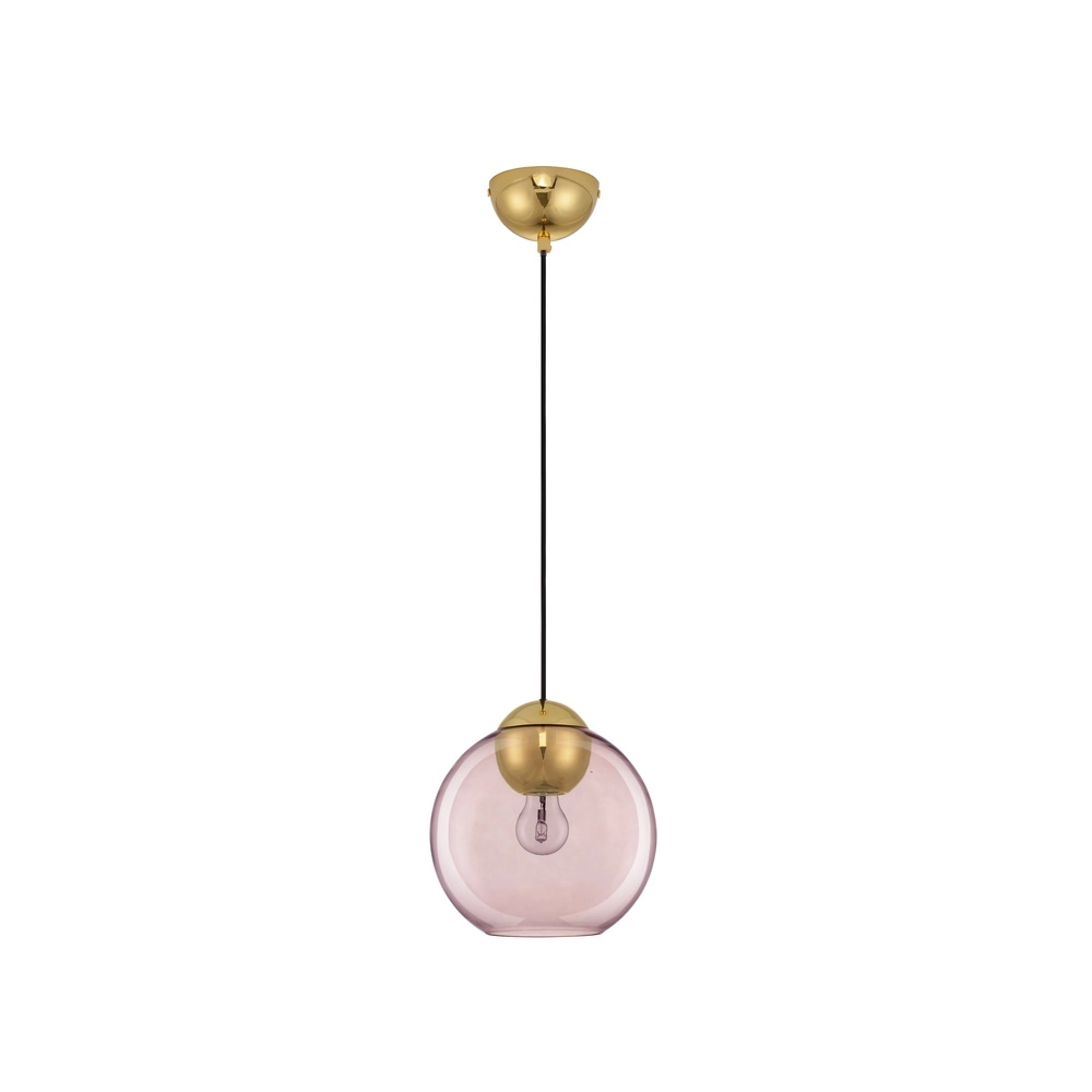 Design hanglamp Midori roze glas Lyora 5212017434289