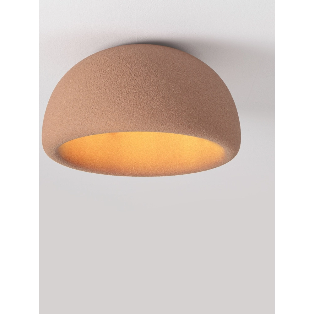 Moderne plafondlamp Davo terracotta Ø 43cm Lyora 5212017495709