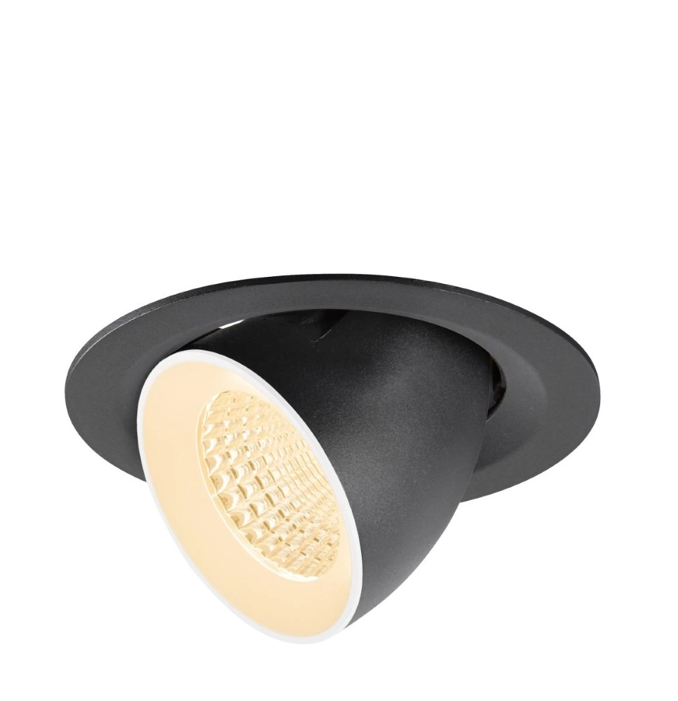 Inbouwspot Numinos Gimble M zwart/wit 2700K - 55gr SLV 4024163312066