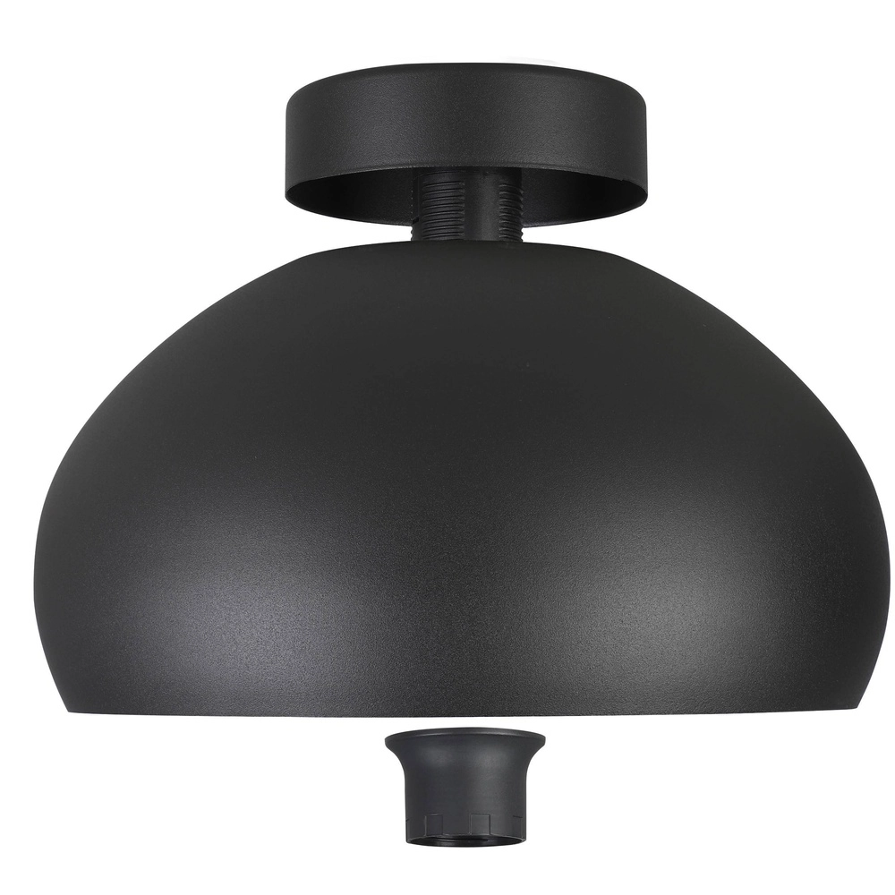Zwarte plafonnière Mogano 2 Ø 17,5cm Eglo 9008606244584