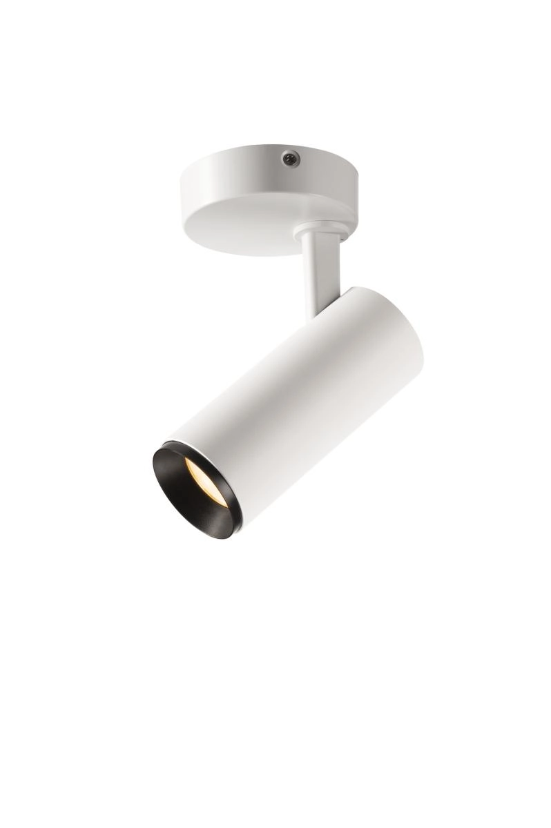 Opbouwspot Numinos S Dali wit/zwart 2700K - 24gr