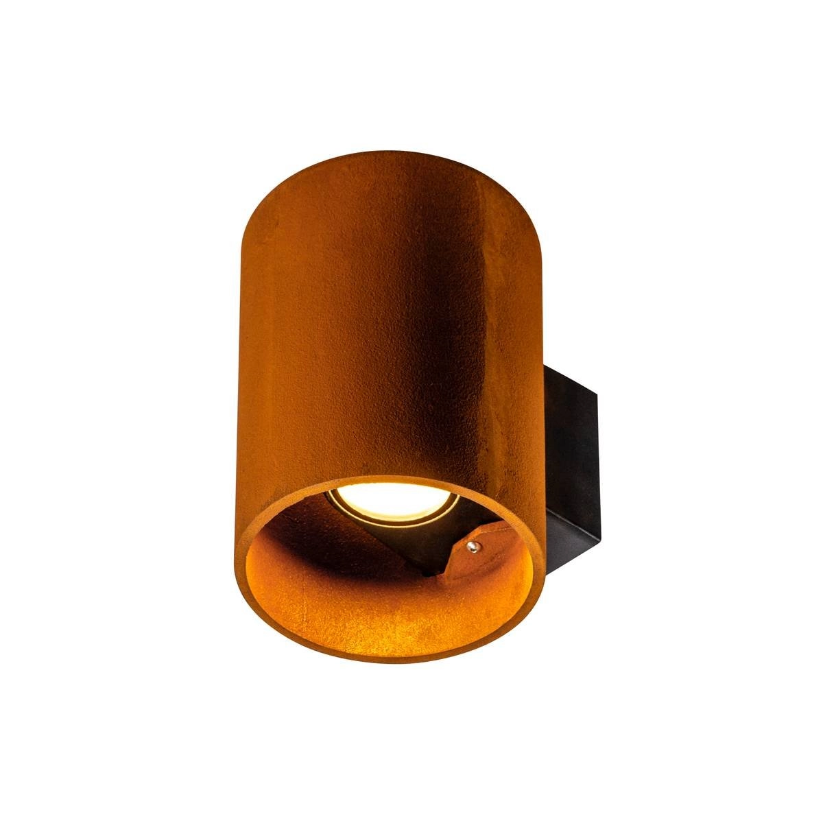 Up- & downlighter Rusty Round 18cm roestbruin