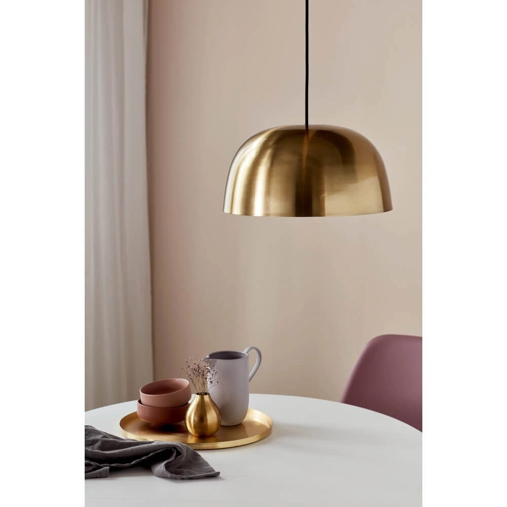 Strakke hanglamp Cera messing Ø 36cm Nordlux 5704924001314