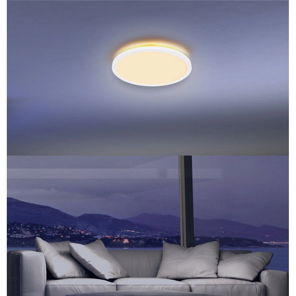 Plafonniere Sapana Ø 29,4cm wit Globo 9007371414406