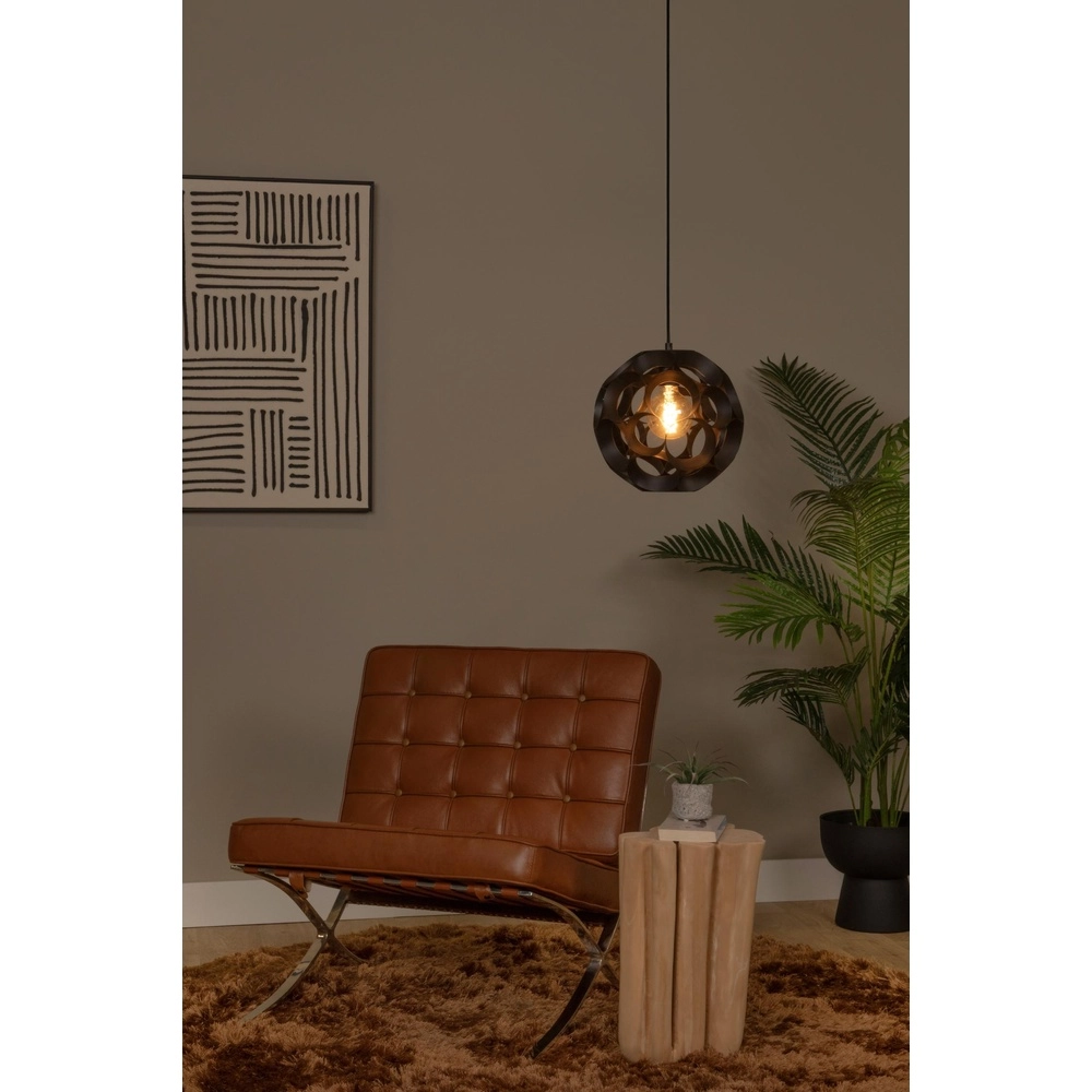 Unieke hanglamp Hannelore Ø 30cm zwart Lucide 5411212106223