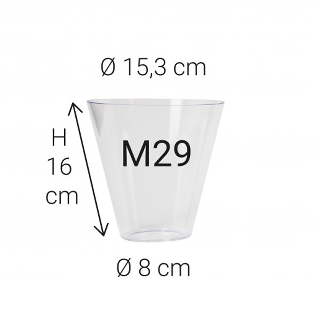 Glasbeker Poly M29 KS verlichting 8714732580700