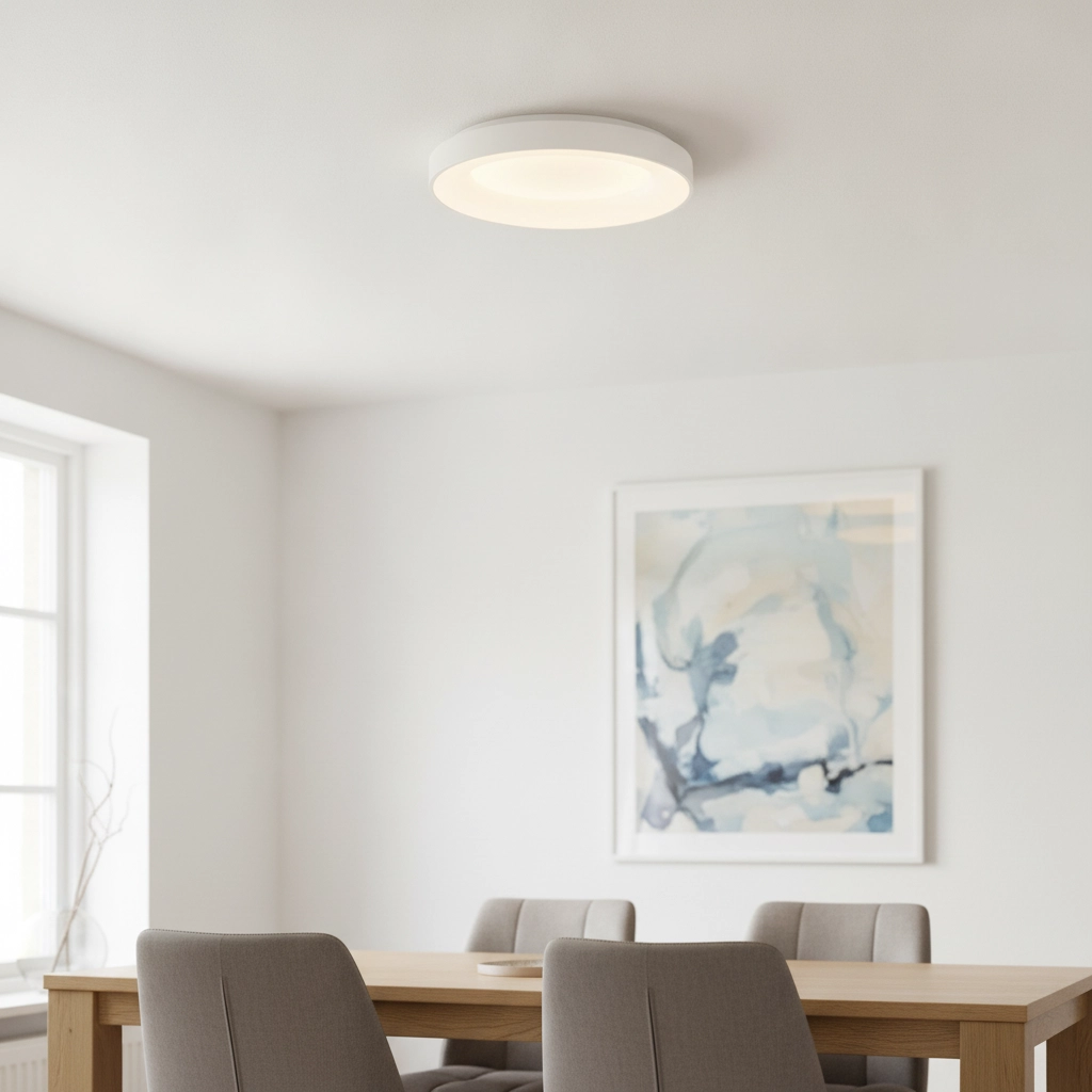Plafondlamp Rando Thin wit Ø 60cm