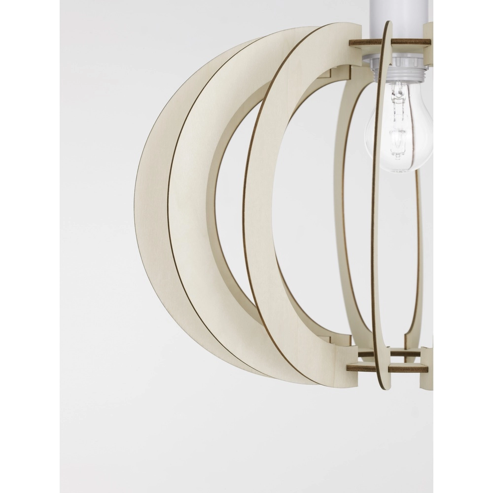 Houten hanglamp Ottoline licht Ø 40cm Lyora 5212017436191