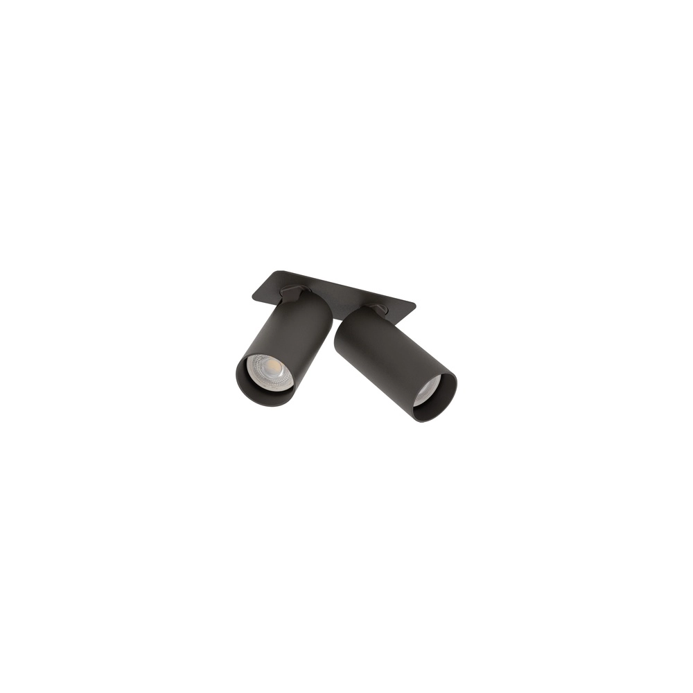 Dubbele inbouwspot Fourty richtbaar - donkergrijs Lyora 5903139114738
