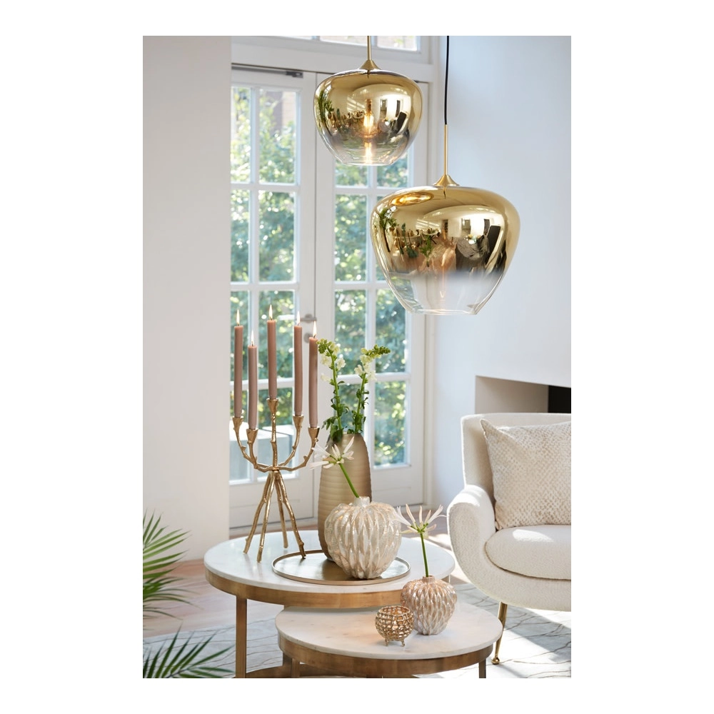 Hanglamp Mayson Ø 30cm goud Light & Living 8717807636241