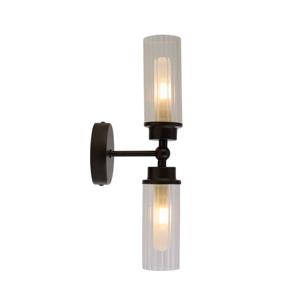 2-lichts wandlamp Imperial zwart