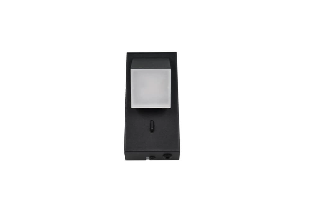 Wandspot zwart Raglan met schakelaar Trio 4017807614749